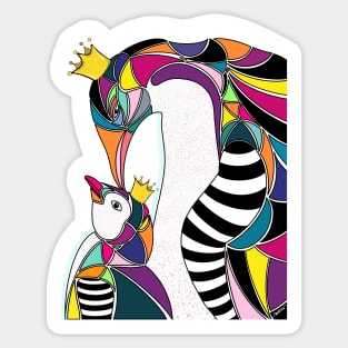Mom and baby Penguin Sticker
